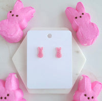 Bunny Studs-Pink