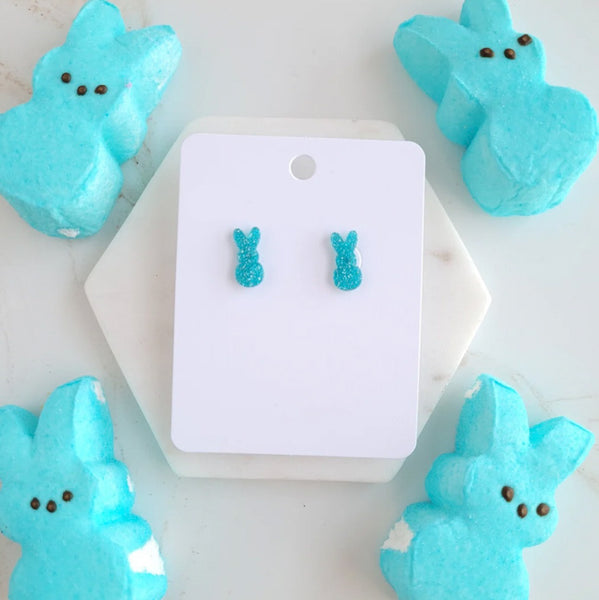 Bunny Studs-Blue