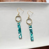 Sea Green Drop Earrings