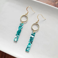 Sea Green Drop Earrings