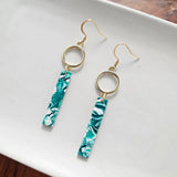 Sea Green Drop Earrings