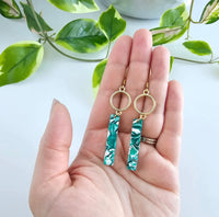 Sea Green Drop Earrings