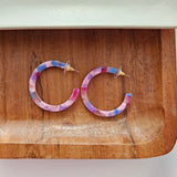 Cotton Candy Hoops