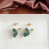 Magnolia Hoops-Alpine Green