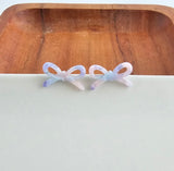 Pastel Prism Bow Studs