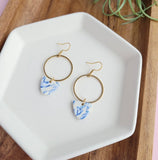 Greek Goddess Hoop Earrings