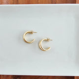 The Luxe Treya Hoops-Gold