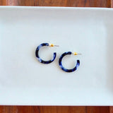 Midnight Marble Hoops-Mini