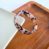 Bangle Bracelet-Blonde Tortoise