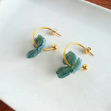 Magnolia Hoops-Alpine Green