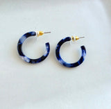 Midnight Marble Hoops-Mini