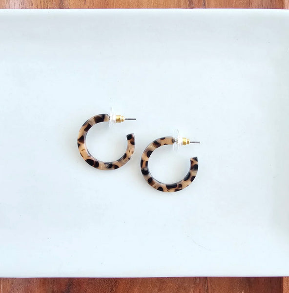 Cheetah Mini Hoops