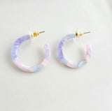 Pastel Prism Mini Hoops