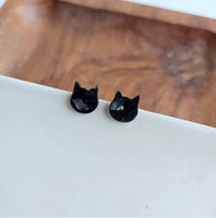 Black Cat Studs