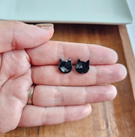 Black Cat Studs