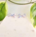 Pastel Prism Bow Studs