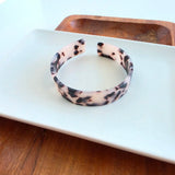 Bangle Bracelet-Blonde Tortoise
