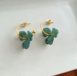 Magnolia Hoops-Alpine Green