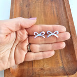 Pastel Prism Bow Studs
