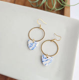 Greek Goddess Hoop Earrings