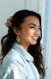 Palm Earrings-Seashell