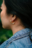 The Luxe Treya Hoops-Gold
