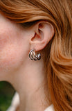Luxe Treya Hoops - Silver