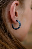 Midnight Marble Hoops-Mini