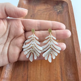 Palm Earrings-Seashell