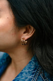 The Luxe Treya Hoops-Gold