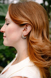 Luxe Treya Hoops - Silver