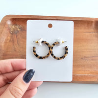 Cheetah Mini Hoops