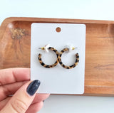 Cheetah Mini Hoops