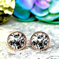 Cow Print Earrings