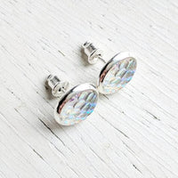 Mermaid Studs in Silver