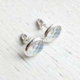 Mermaid Studs in Silver