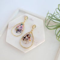 Golden Hour Druzy Dangles