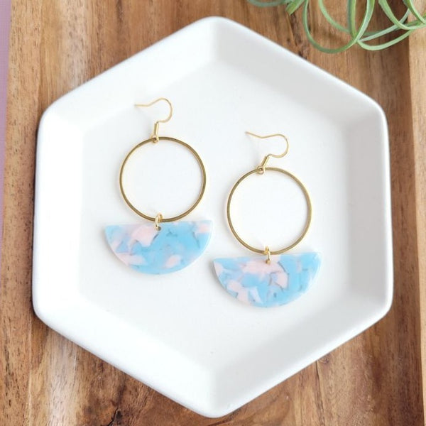 Pink Cloud Earrings