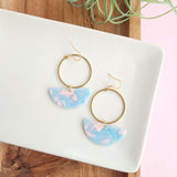 Pink Cloud Earrings