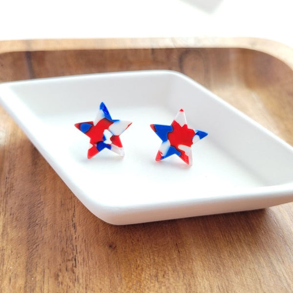 Liberty Star Studs