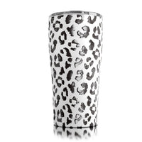 20 Oz Black and White Leopard Tumbler