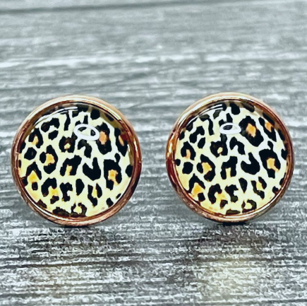 Wild Cheetah Studs