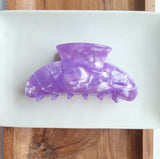 Acrylic Hair Claw-Purple