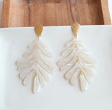 Palm Earrings - Seashell