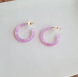 Purple Mini Hoops