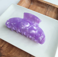 Acrylic Hair Claw-Purple