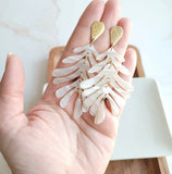 Palm Earrings - Seashell