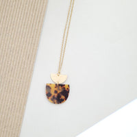 Tortoise Dangle Necklace