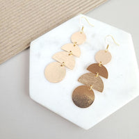 Golden Dreams Dangle Earrings